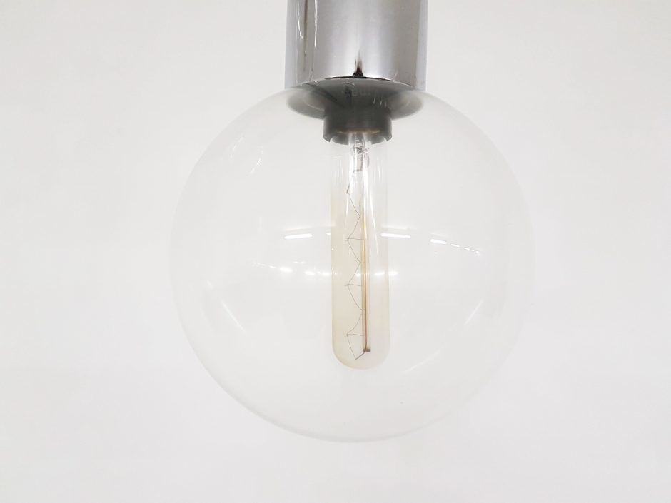 photo furniture 3x Globe Hanglamp Van Staff Leuchten, Duitsland Ca. Jaren 1960