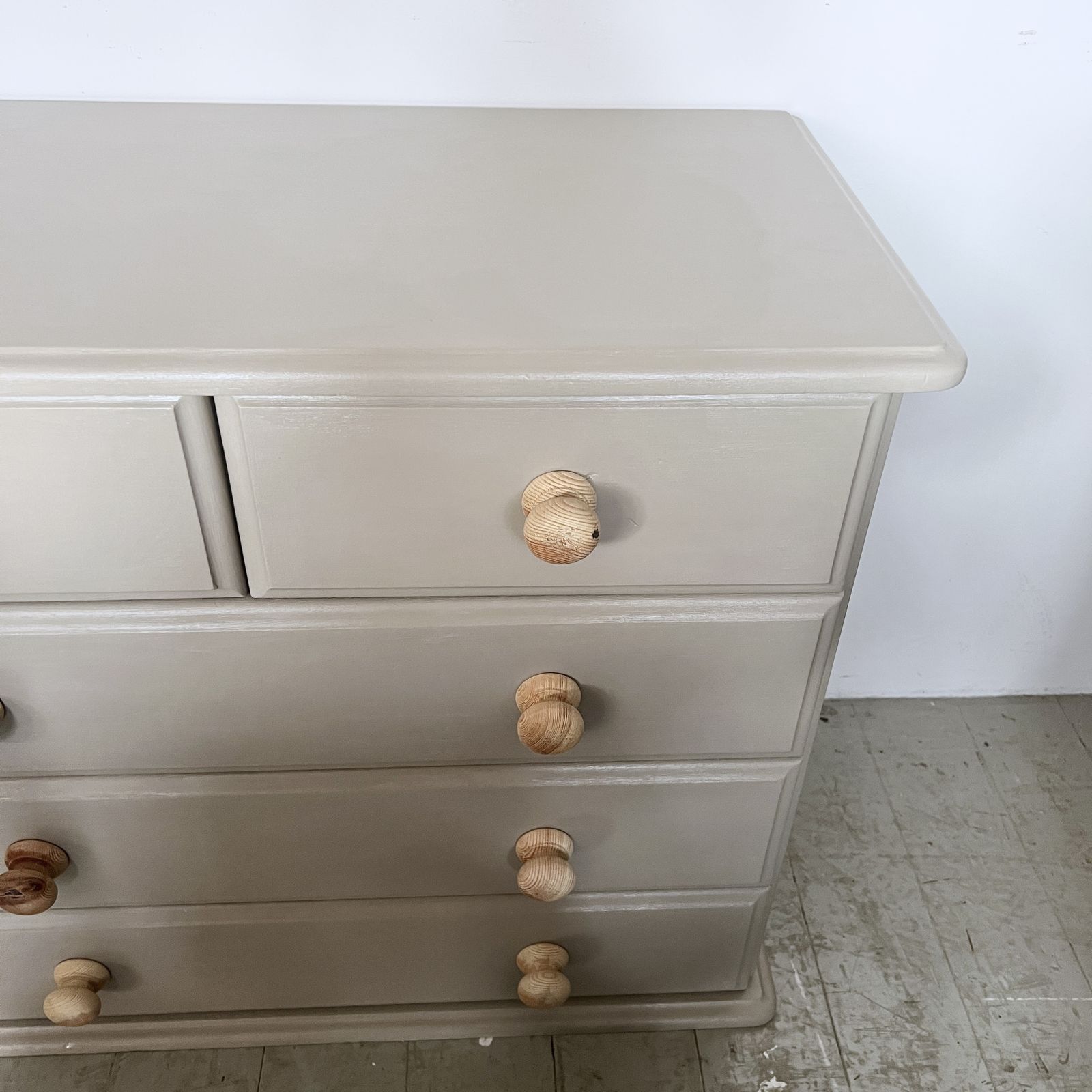 photo for sale Small Newly Painted Pine Chest Of Drawers