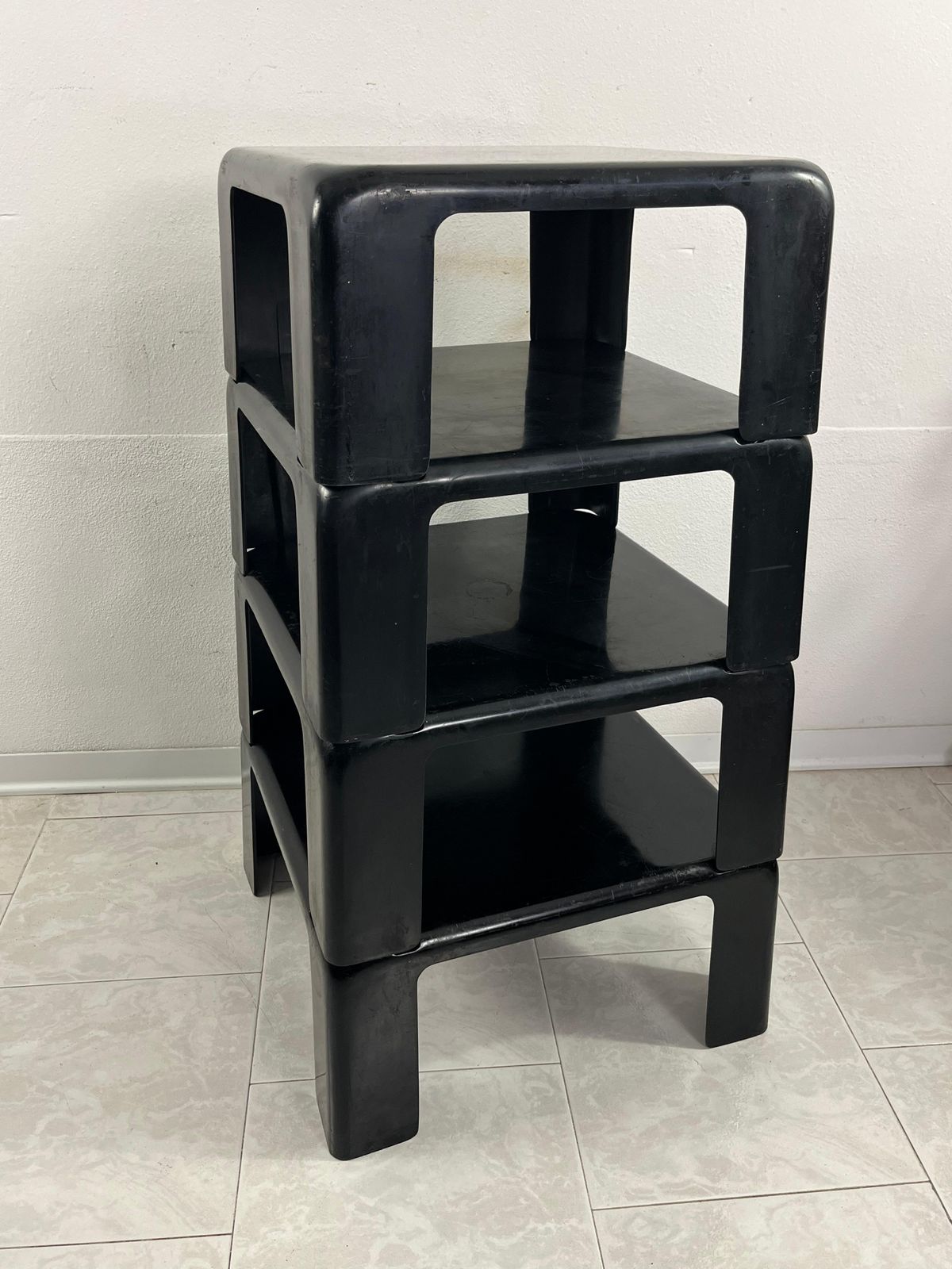 Set Of 4 Quattro Gatti Stackable Tables By Mario Bellini For C&B Italia, 1970s photo 1161.0