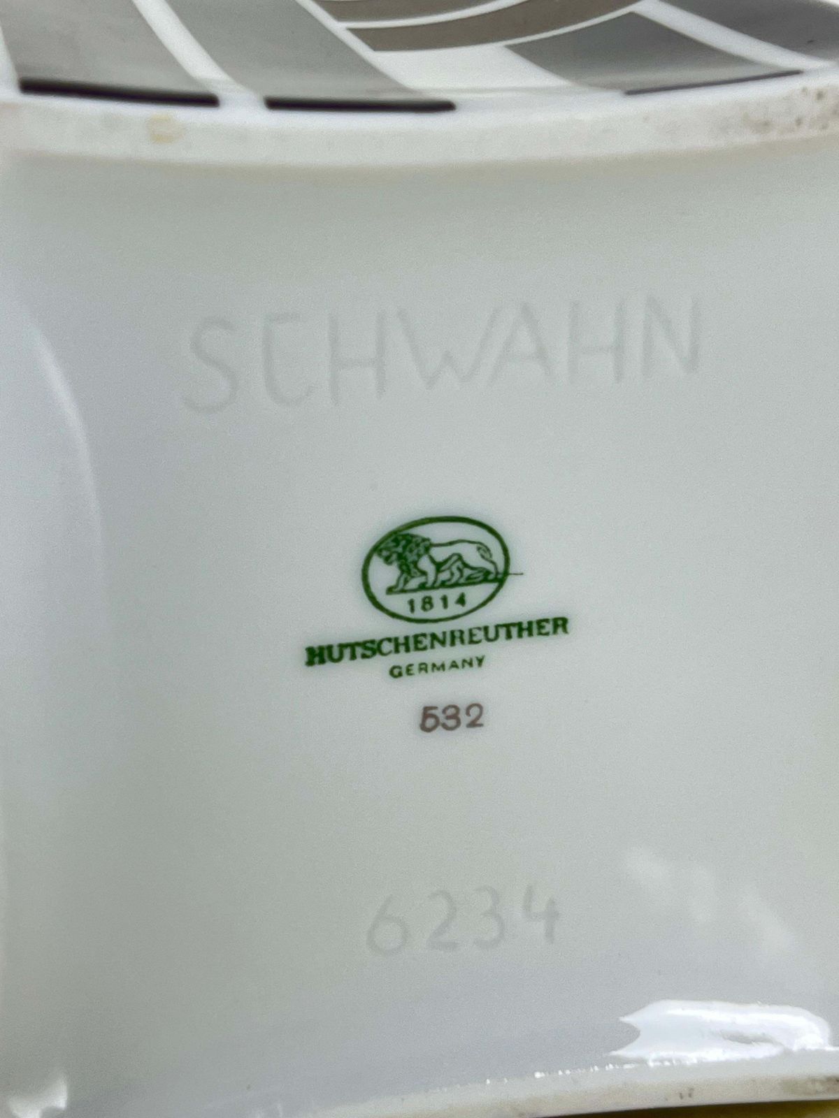 Set Of 2 German Ceramic Vases By Hermann Schwahn For Hutschenreuther 1970s photo buy
