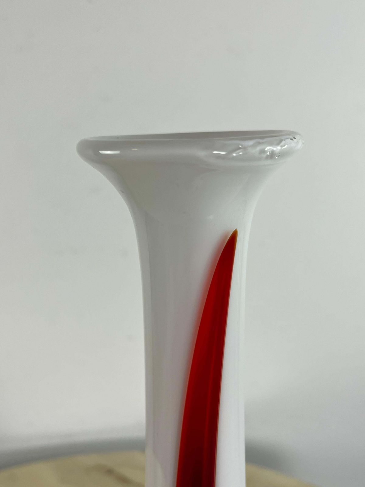 photo for sale Large Murano Glass Vase, Handmade With The Blown Glass Technique 1970s