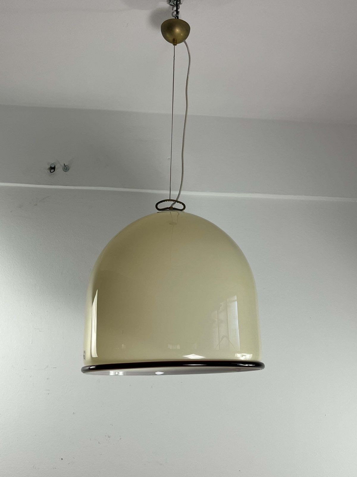 Mid Century De Majo Murano Glass Bell Chandelier, 1960s photo Lighting