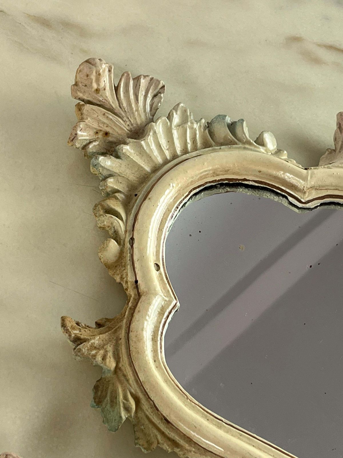 Pair Of Venetian Bedside Mirrors, Italy, 1960s photo buy