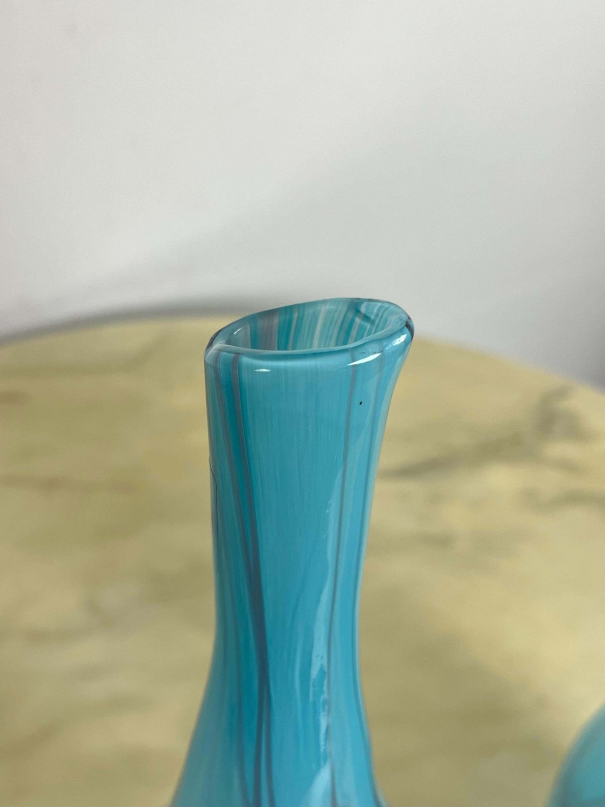 Set Of 2 Murano Glass Vases, Attributed To Cenedese, 1970s photo buy