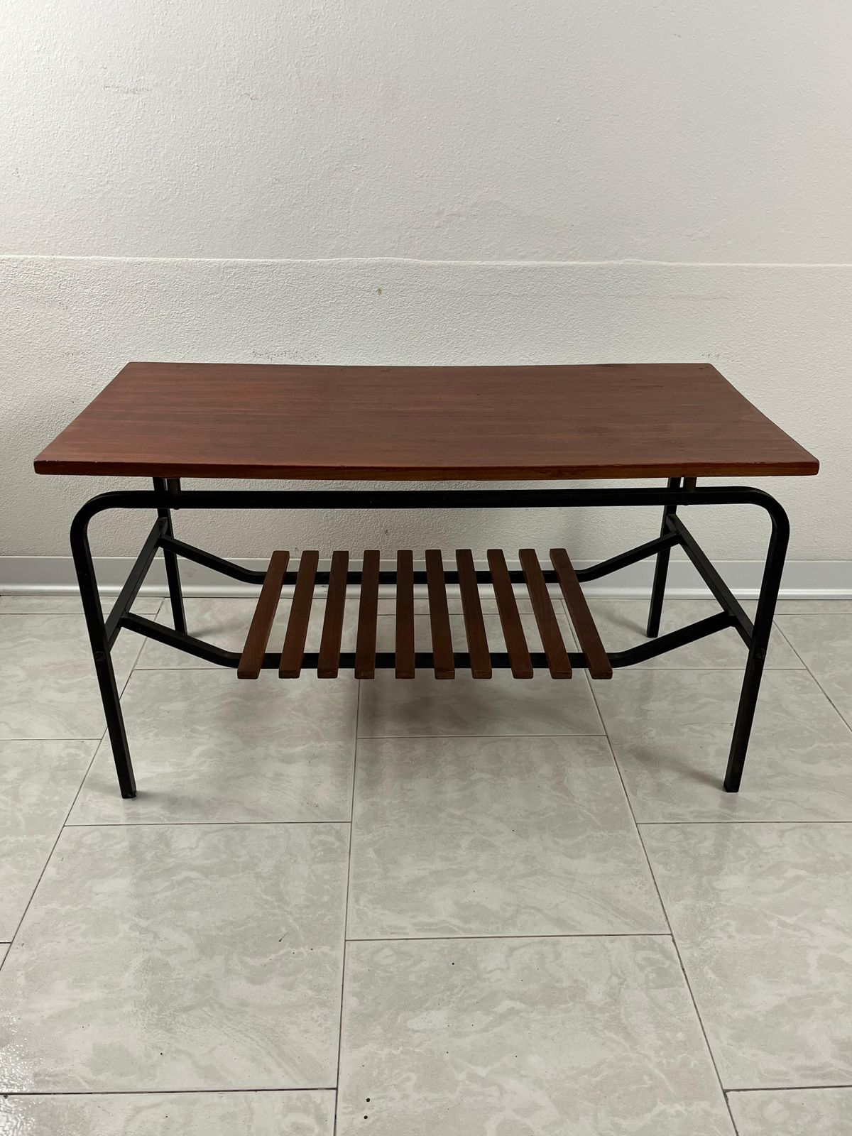 Mid Century Magazine Rack Italian Design 1960s photo for sale