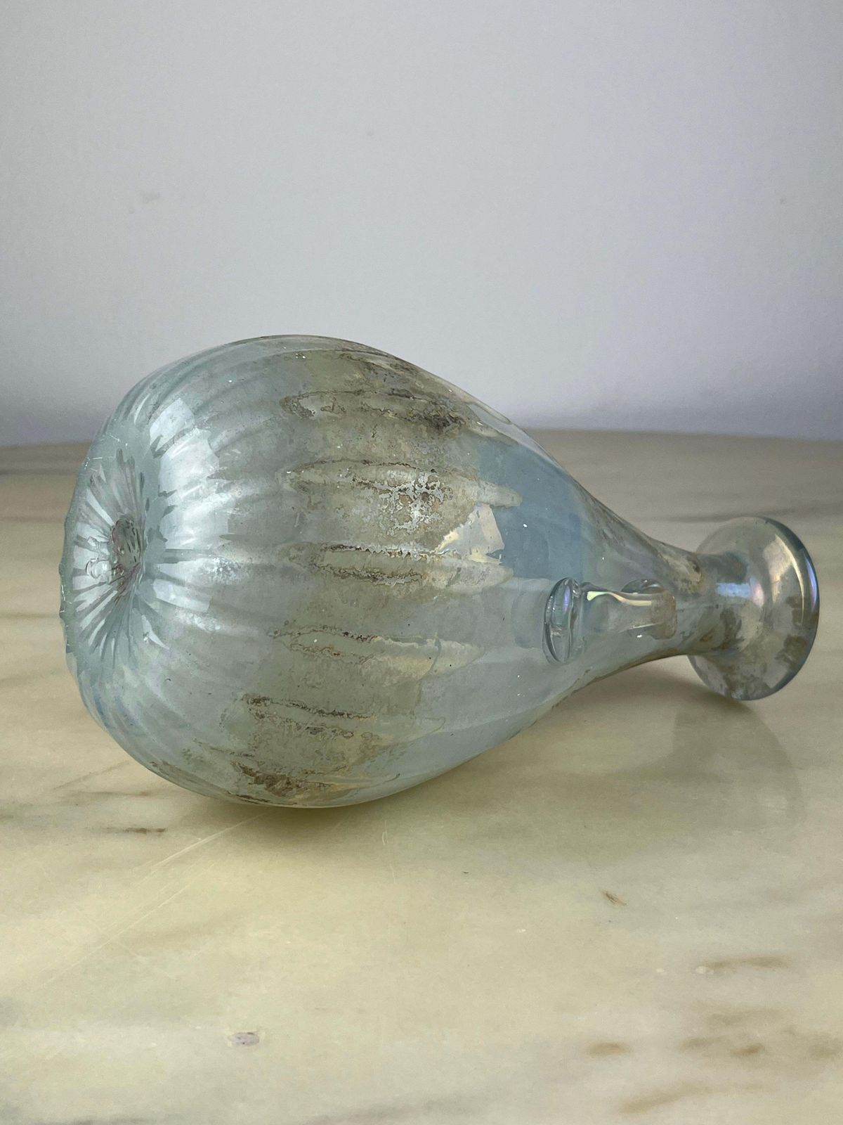 Mid Century Archimede Seguso Opalescent Murano Glass Amphora  1940s photo vintage