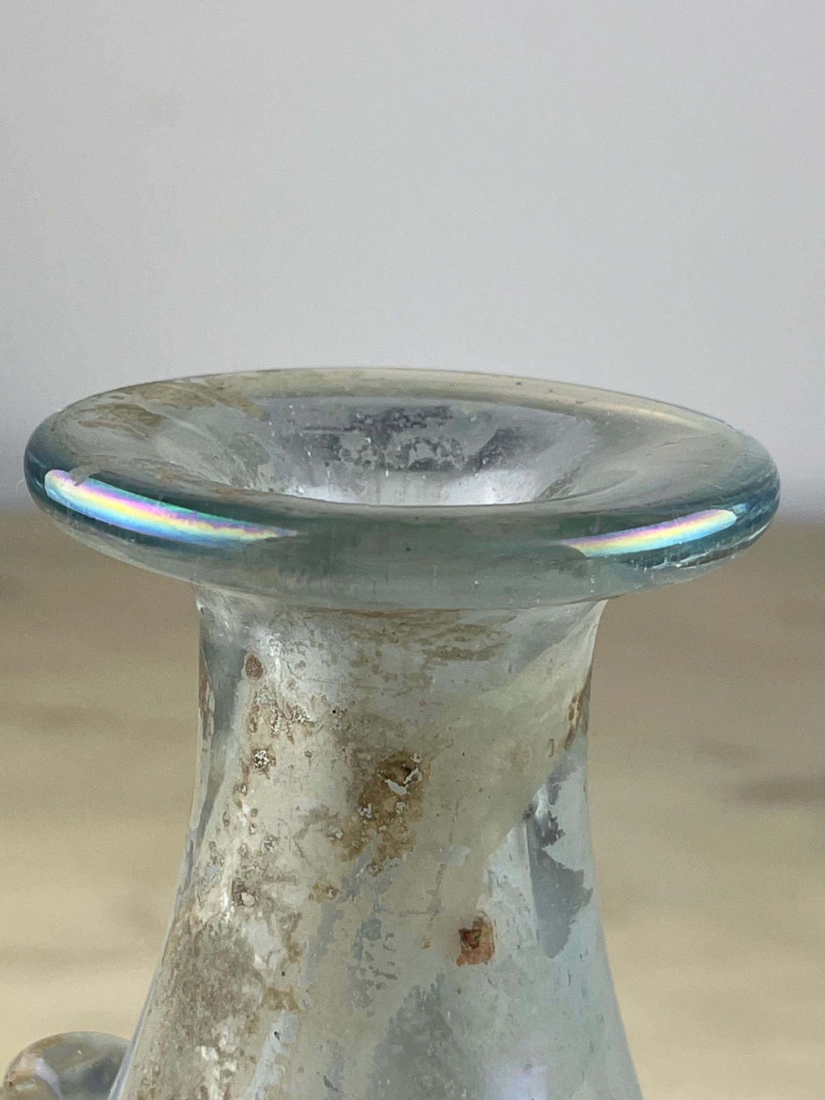 Home Decor Mid Century Archimede Seguso Opalescent Murano Glass Amphora  1940s photo
