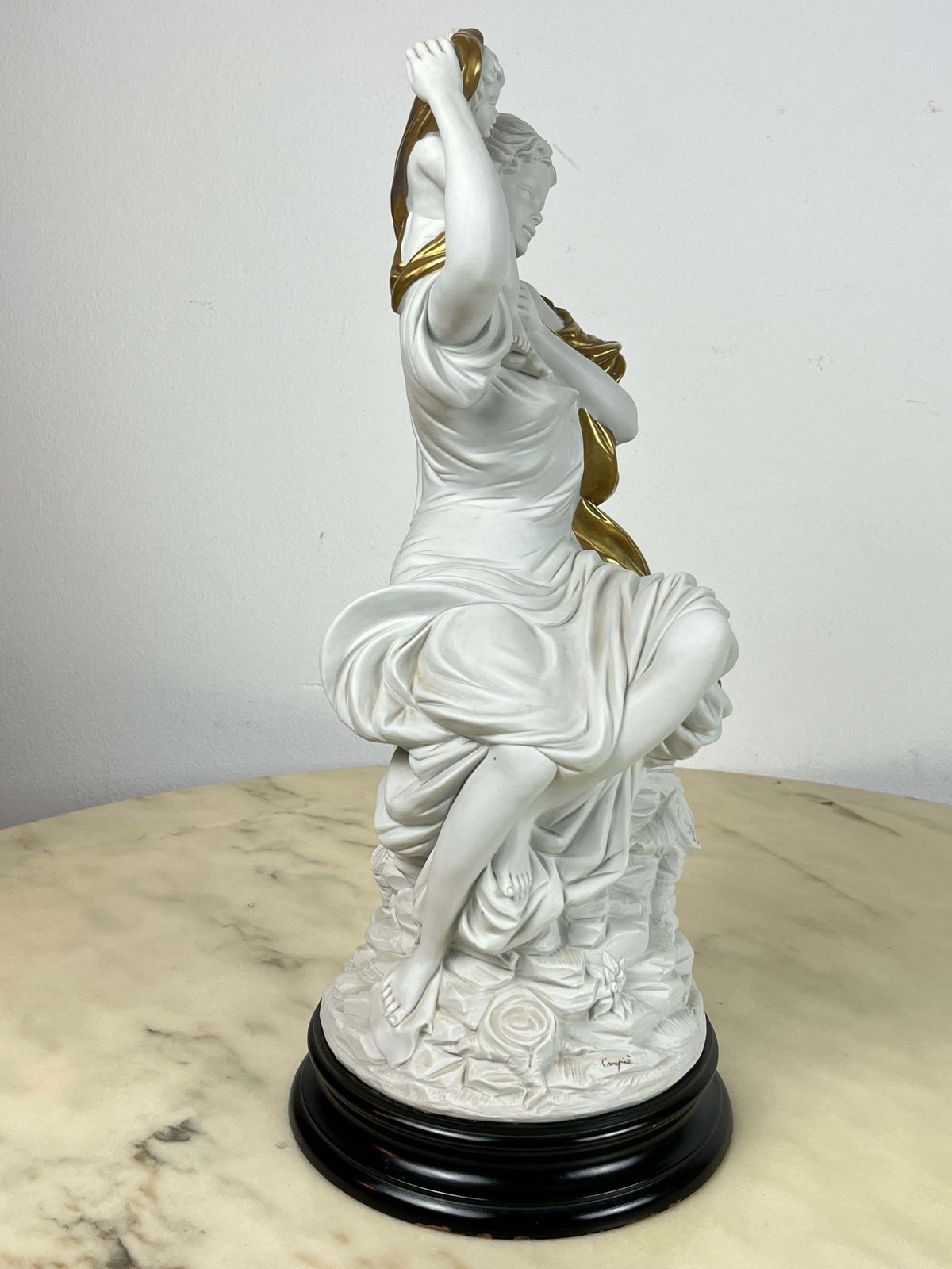 Large Carpiè Porcelain Statue, Made In Italy, 1970s photo 538.0