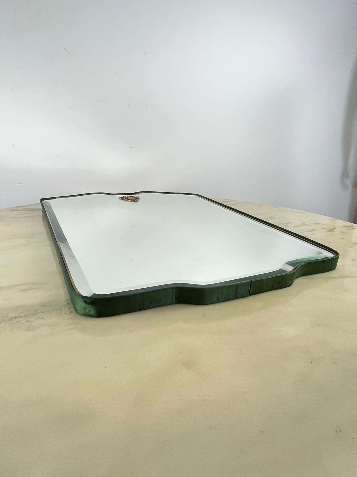Mid Century Set Of Two Console And Mirror In The Style Of Paolo Buffa 1960s photo vintage