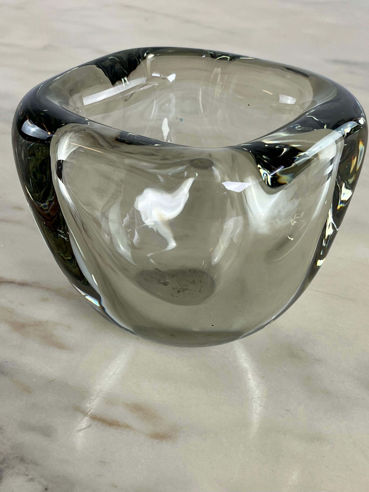 Large Mid Century Murano Glass Ashtray  Italian Design 1960s photo buy