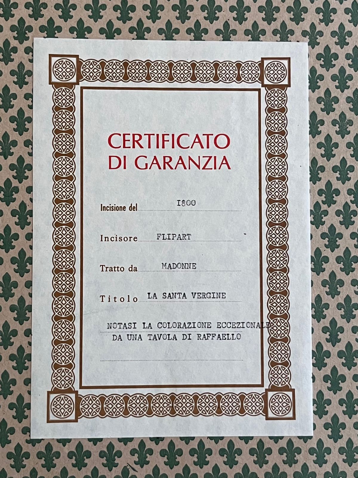 Reproduction Of The "Holy Virgin" By The Engraver Flipart photo 470.0
