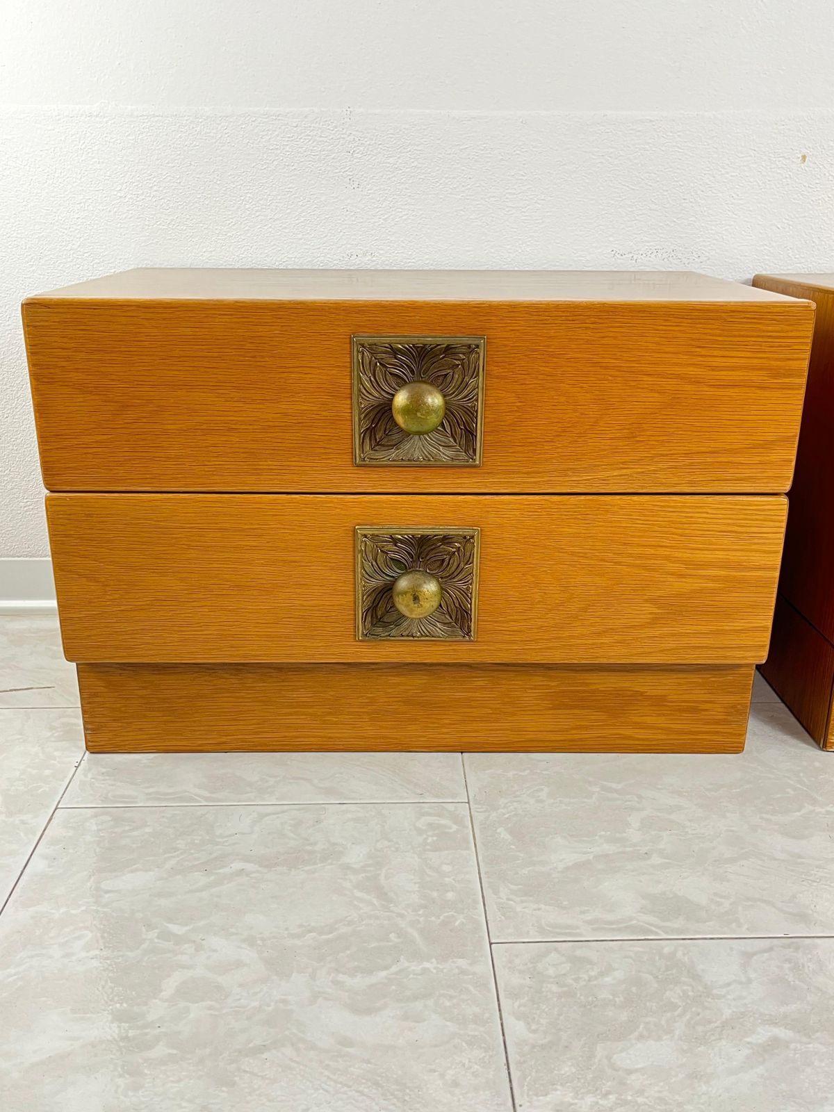 Set Of 2 Mid Century Scandinavian Minimalist Bedside Tables Of Johannes Andersen photo for sale