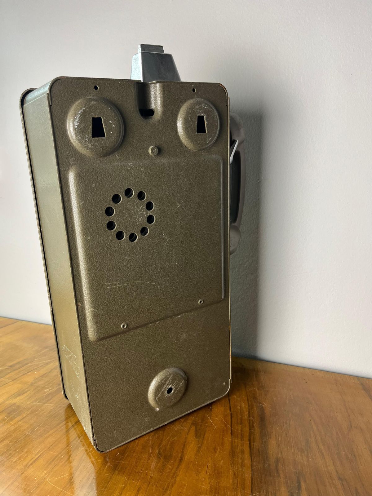 photo furniture Italian Public Coin Operated Telephone Sip "Rotor" Model, 1970s
