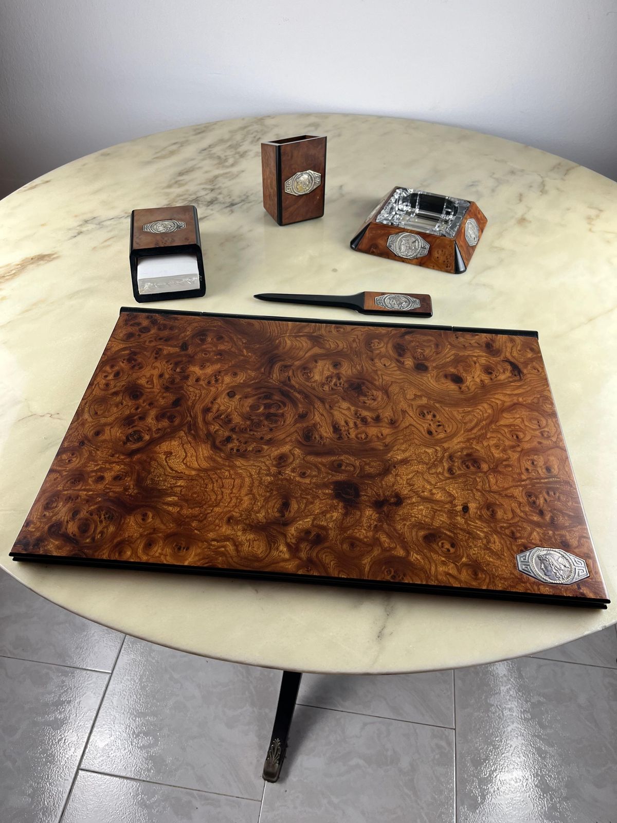 Home Decor Desk Set, Italy, 1980s photo