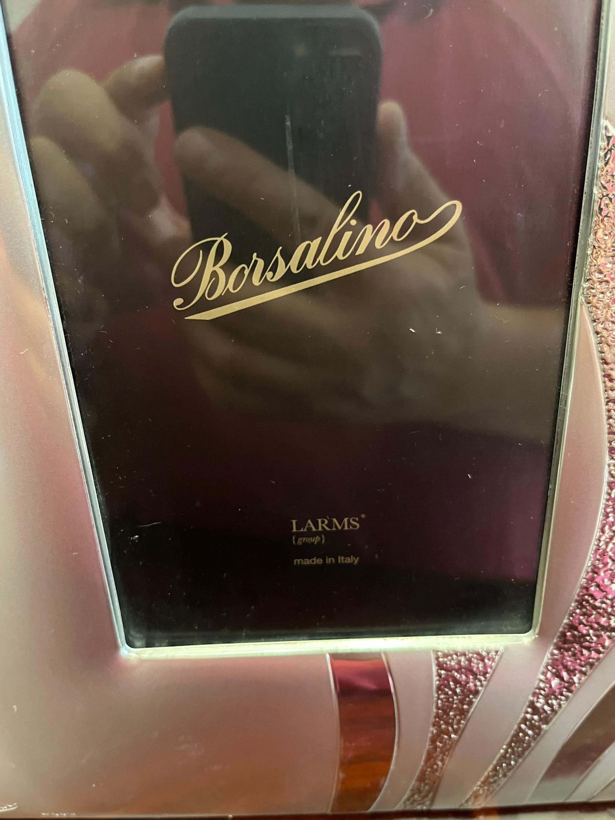 Borsalino Silver Photo Frame, Italy, 1980s photo Home Decor