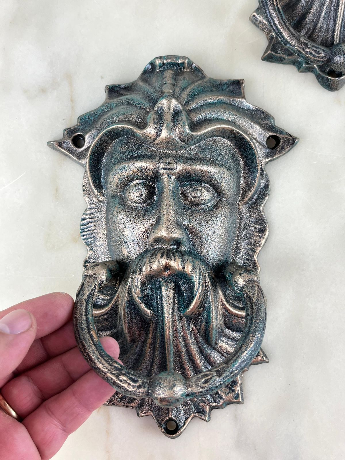 Pair Of Bronze Door Knockers, Italy, 1980s photo 640.0