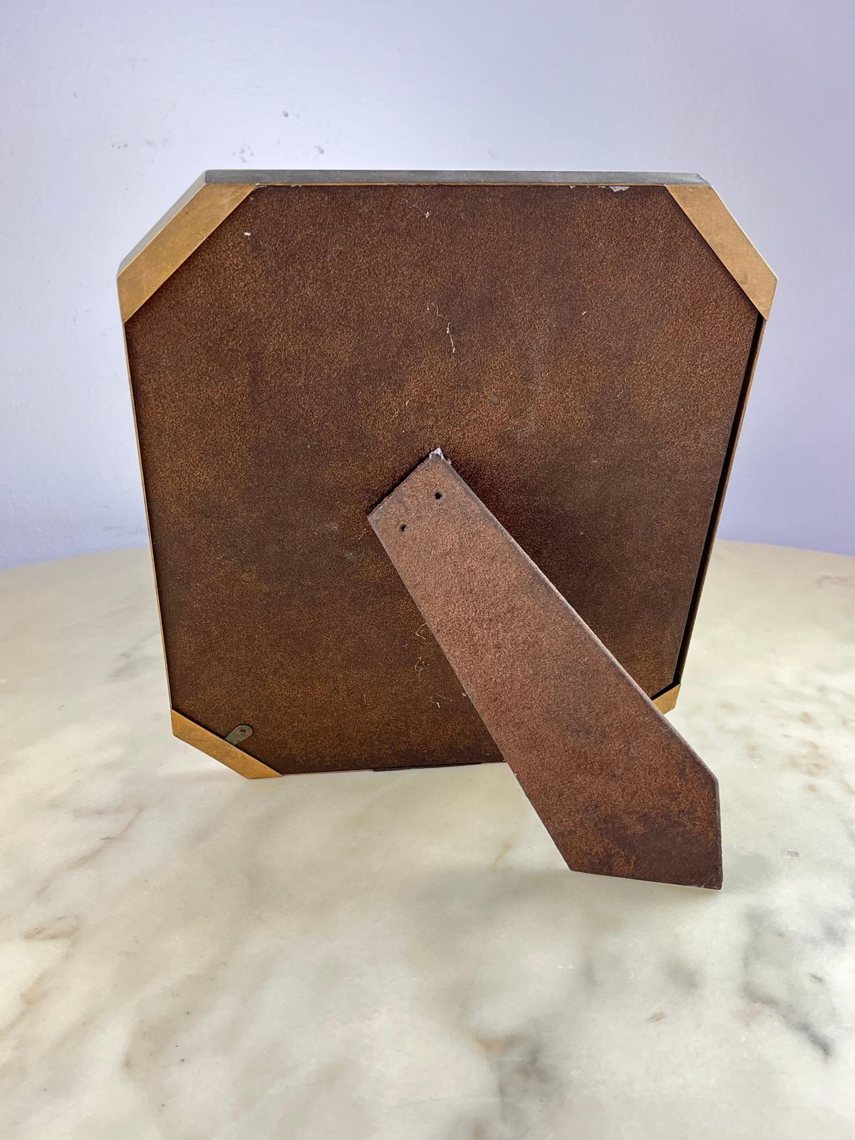 Midcentury Brass Photo Holder Italian Design 1960s photo vinterior