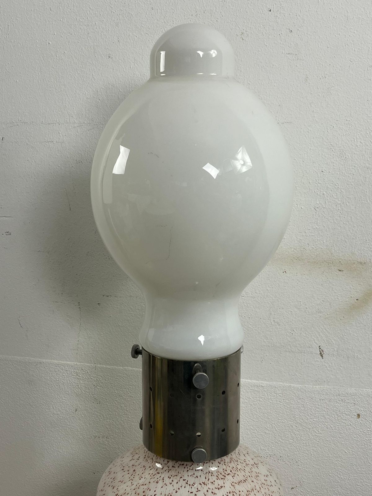 photo vinterior Mid Century "Birillo" Floor Lamp Attributed To Carlo Nason For Mazzega, 1960s
