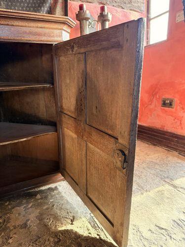 Original Handsome George III Panelled Georgian Corner Cabinet Cupboard C1760 photo 399.0
