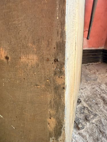 Furniture Original Handsome George III Panelled Georgian Corner Cabinet Cupboard C1760 photo