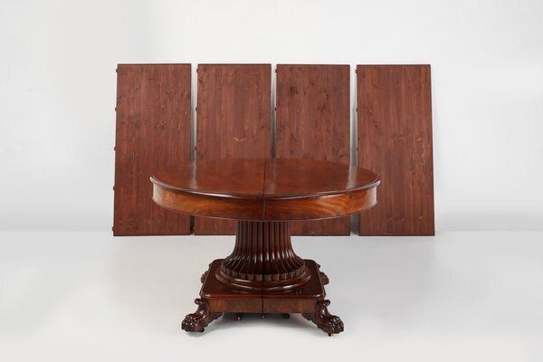 photo vinterior English Victorian Extendable Dining Table, 1830s