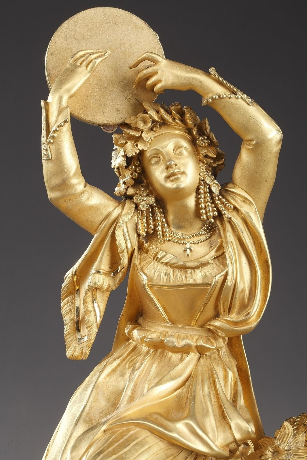 Louis Philippe Ormolu-klok "Esmeralda" of "Danseres met tamboerijn" photo 3552.0