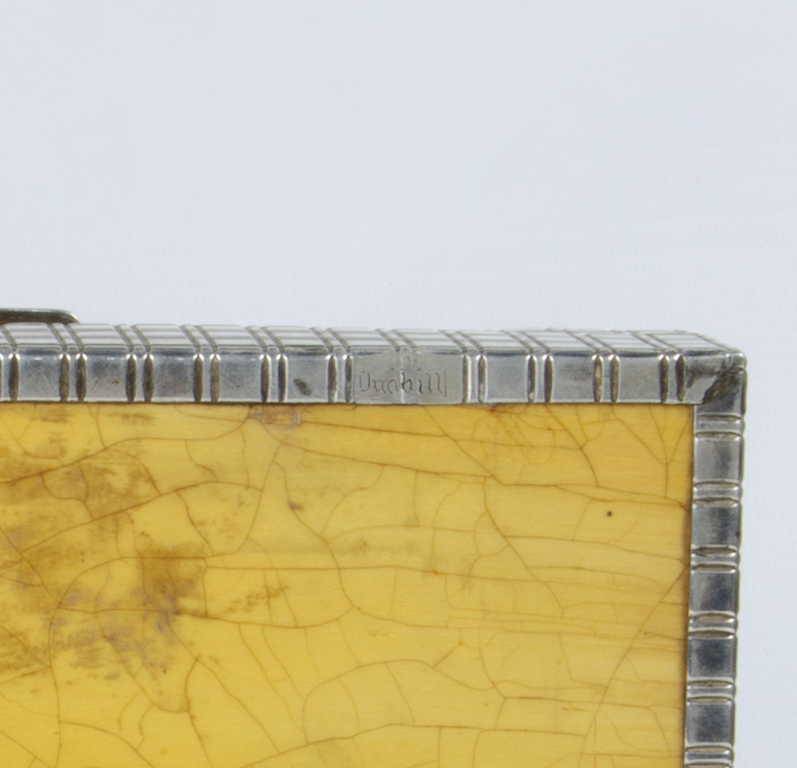 Mid 20th Century Modern Wood And Silver Decorative/Cigar Box By Duhill, England photo 1350.0