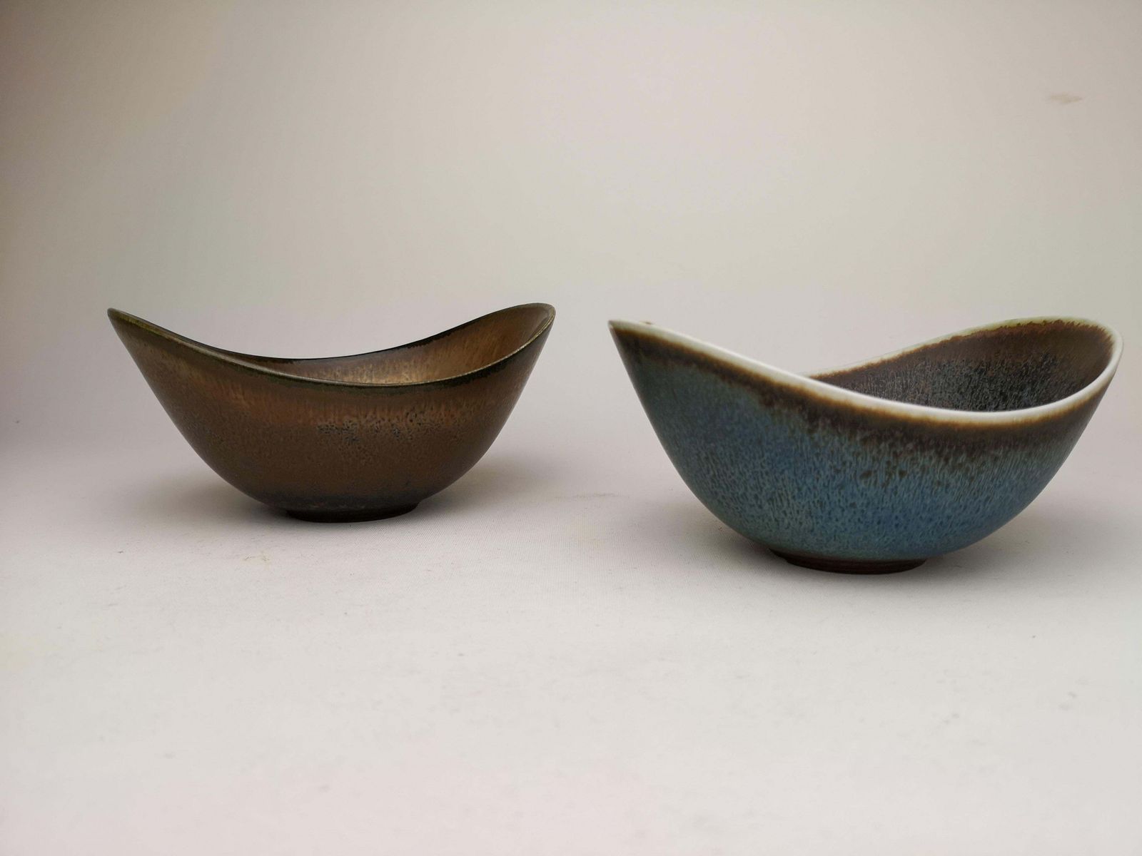 Midcentury Pair Of Bowls Rörstrand Sweden By Gunnar Nylund, 1950s photo buy