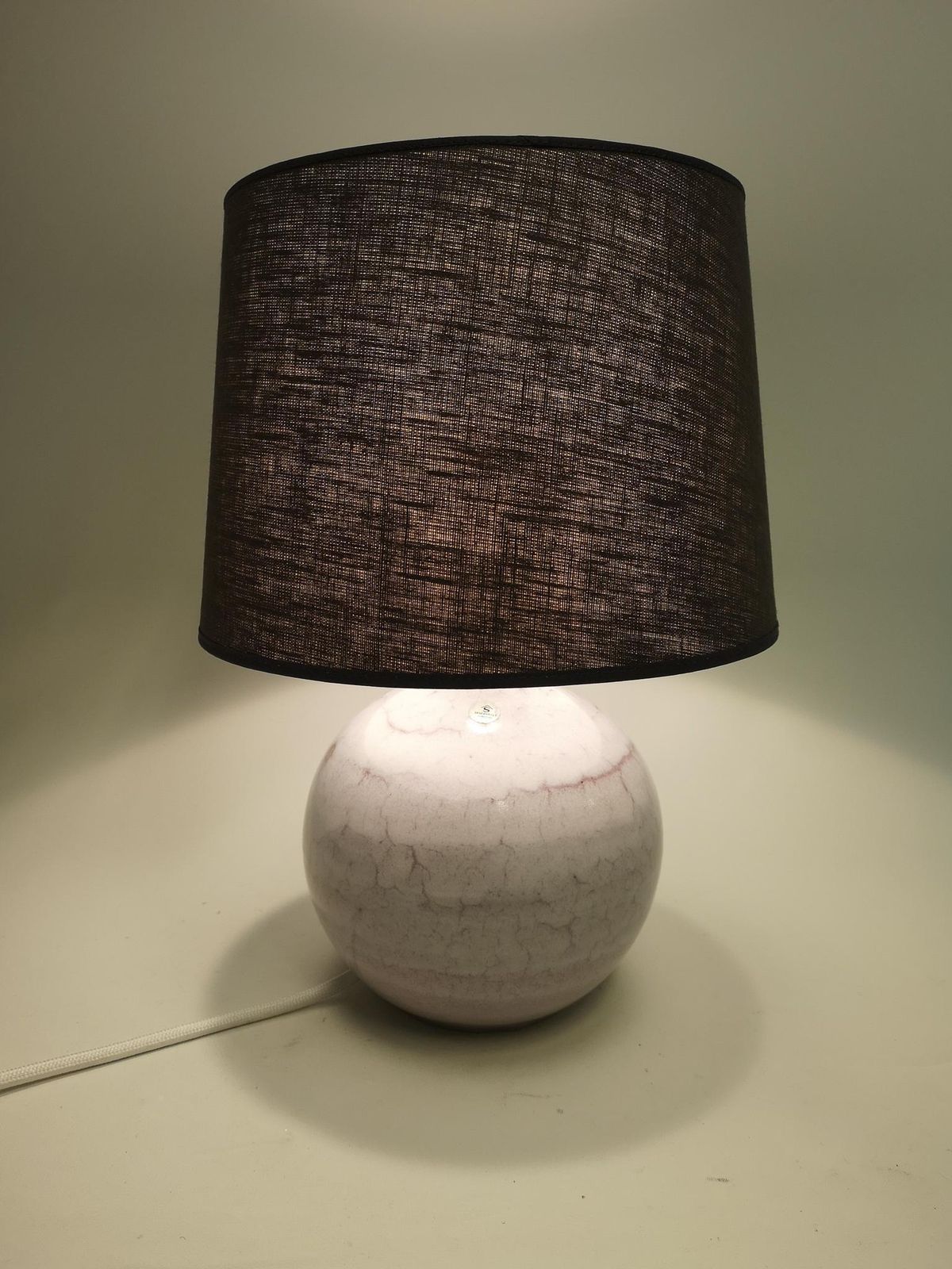 Midcentury Modern Ceramic Table Lamp Carl Harry Stålhane, Sweden photo Lighting