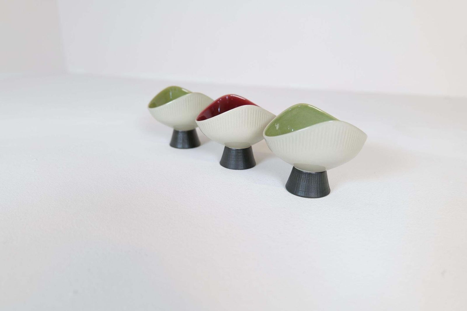 Midcentury Modern Set Of 3 Bowls Bahia Carl Harry Stålhane Rörstrand Sweden photo 1240.0