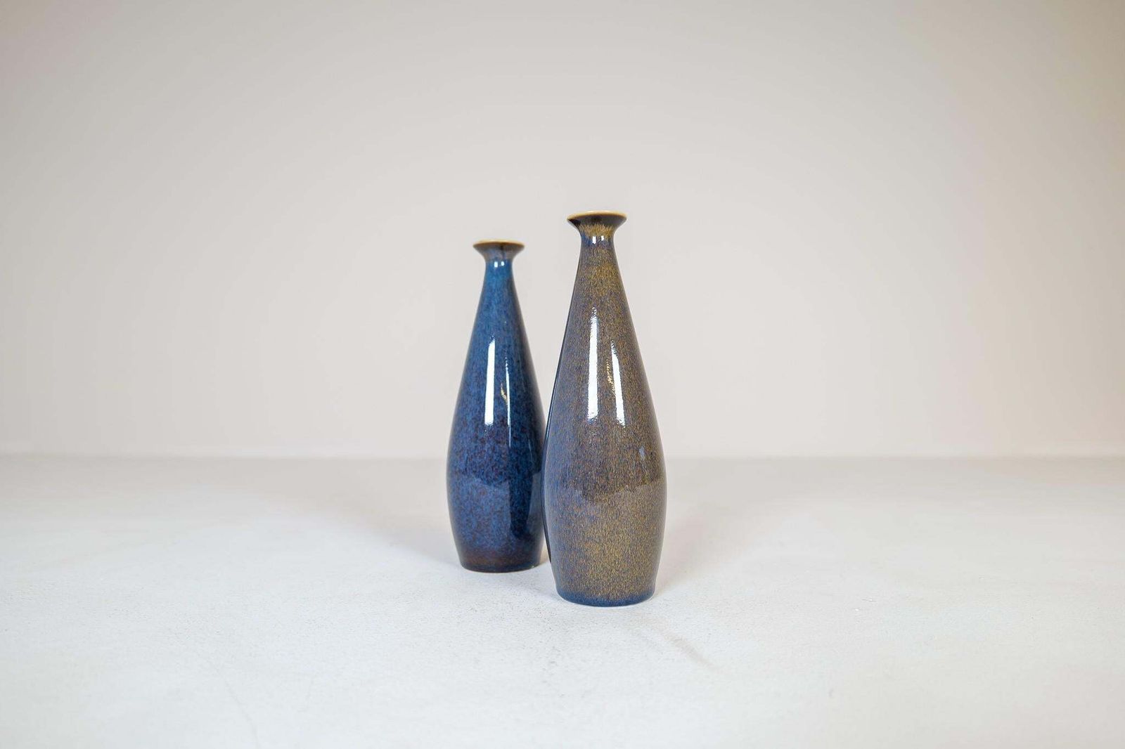 Mid Century Modern Pair Of Vases By Carl Harry Stålhane, Rörstrand Sweden 1950s photo buy