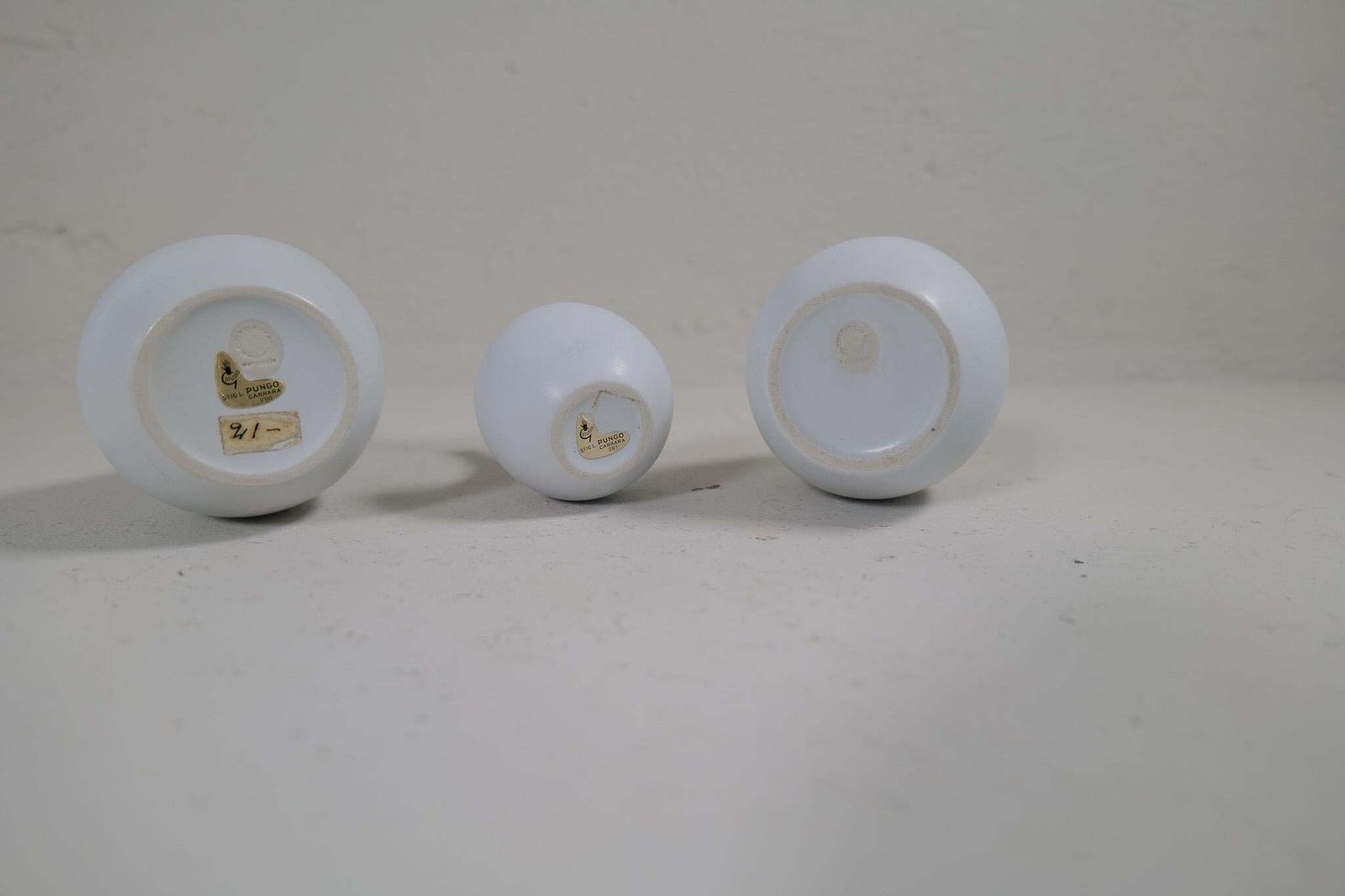 photo for sale Midcentury Ceramic Collection Of "Pungo" Vases Stig Lindberg Gustavsberg, 1950s