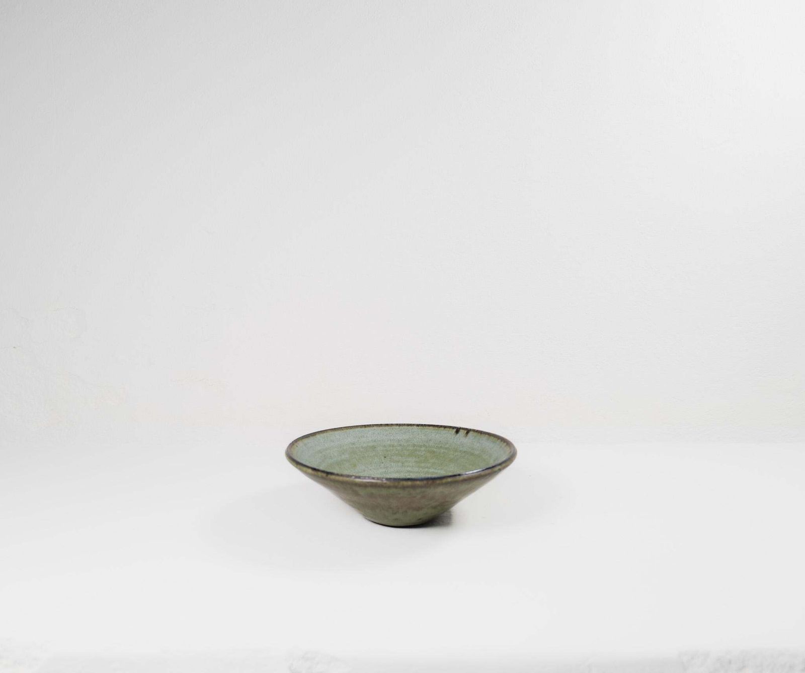 Midcentury Modern Unique Large Ceramic Bowl Carl Harry Stålhane Rörstrand Sweden photo for sale