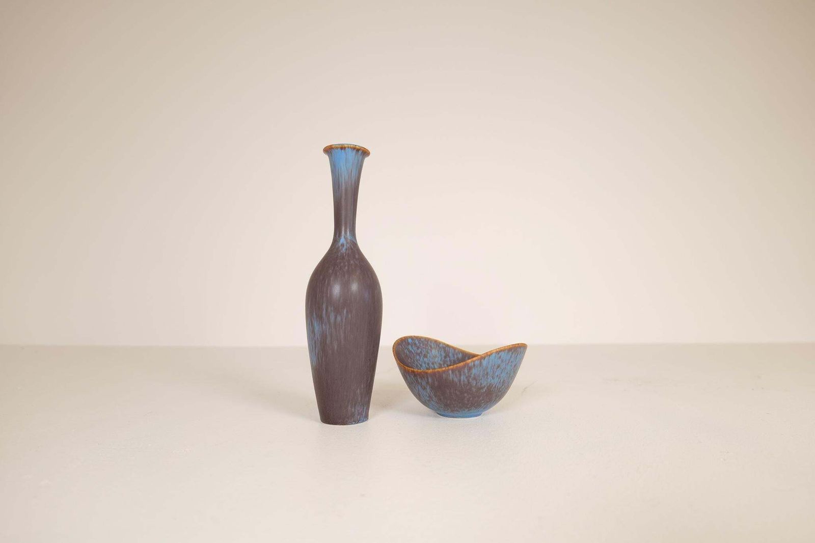 Midcentury Modern Ceramic Vase And Bowl Gunnar Nylund Rörstrand, Sweden, 1950s photo furniture