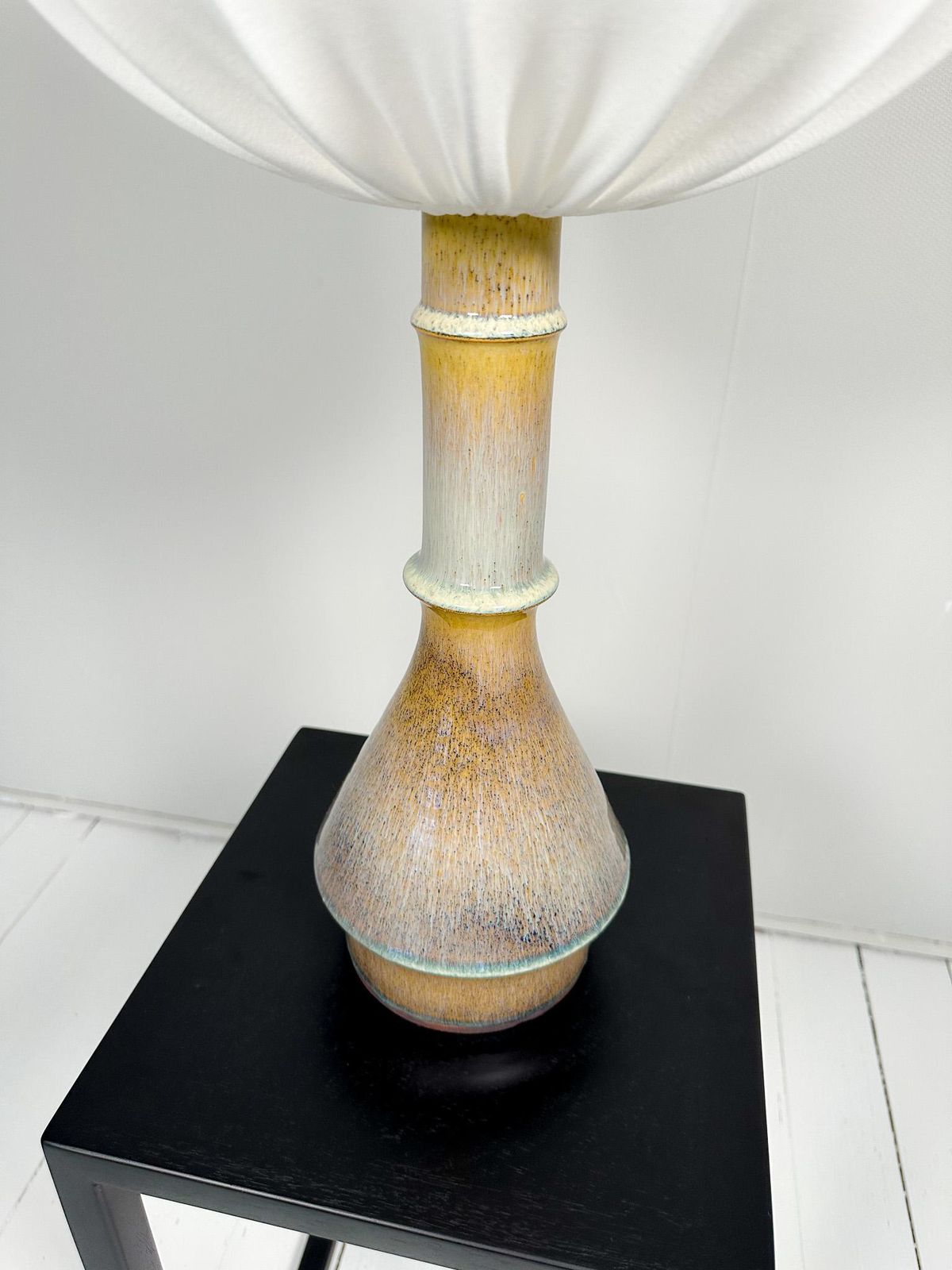 Midcentury Modern Large Unique Table Lamp Carl Harry Stålhane Rörstrand, 1950s photo 2309.0