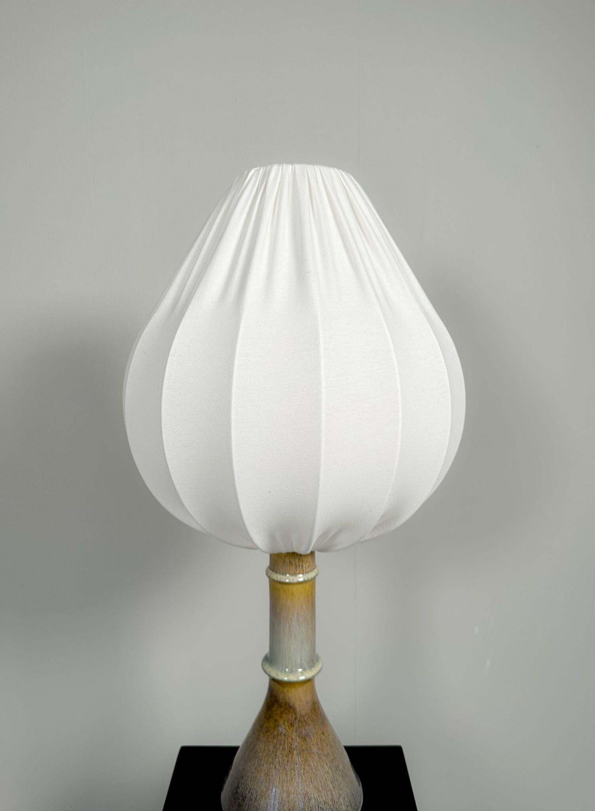Midcentury Modern Large Unique Table Lamp Carl Harry Stålhane Rörstrand, 1950s photo vintage
