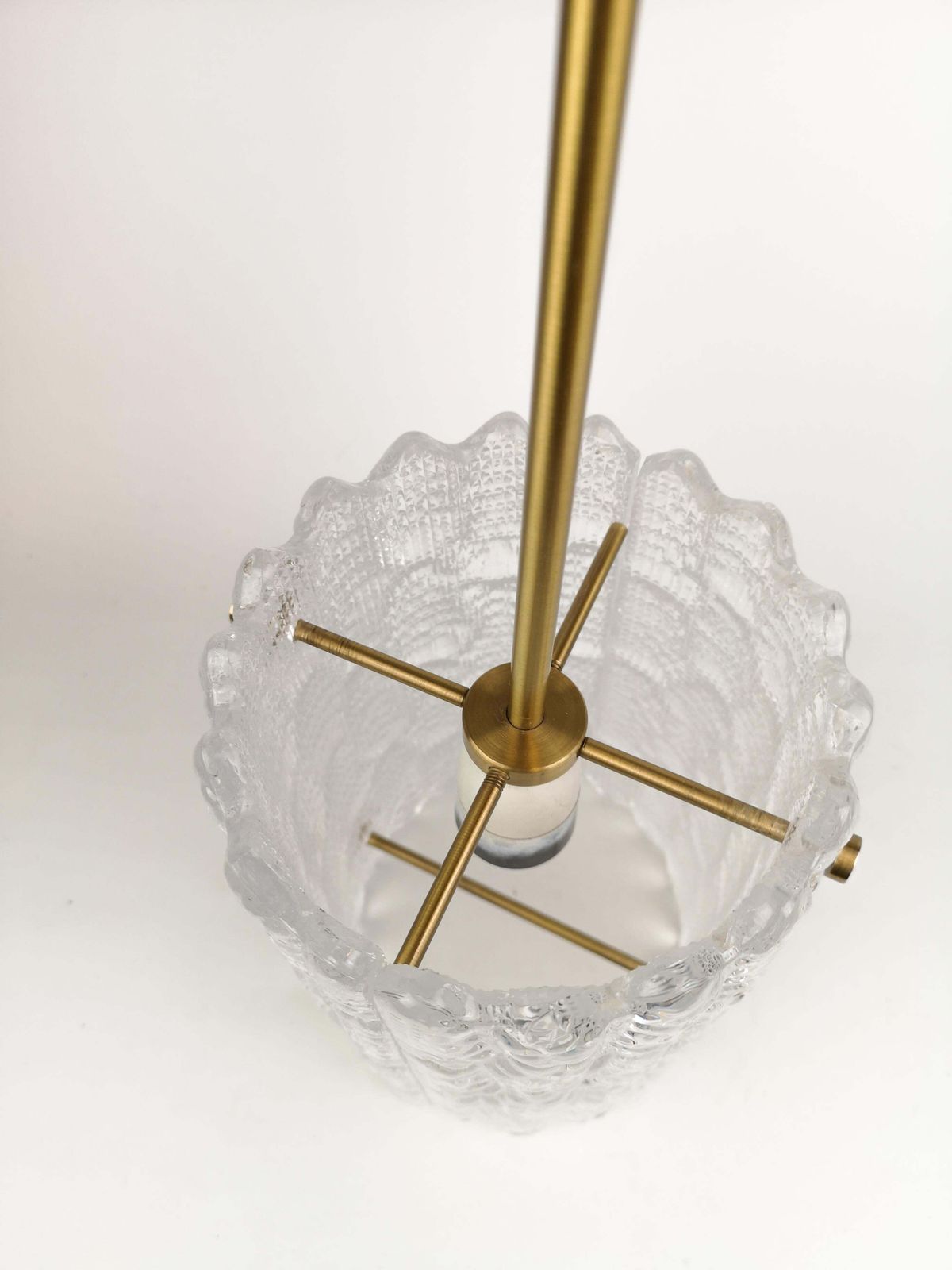 Mid Century Modern Carl Fagerlund For Orrefors Crystal Cylinder Pendant, 1960s photo 1454.0