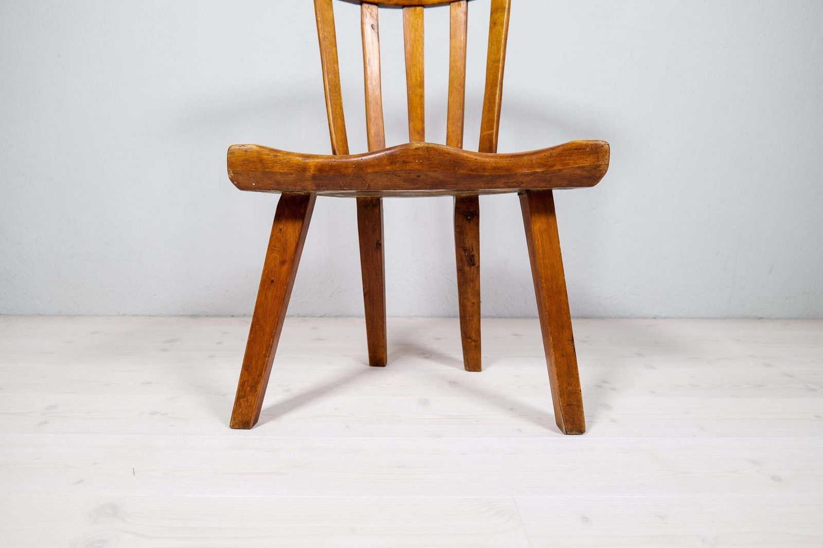 19th Century Swedish Folk Art Chair In Higly Decorative Shapes photo vinterior