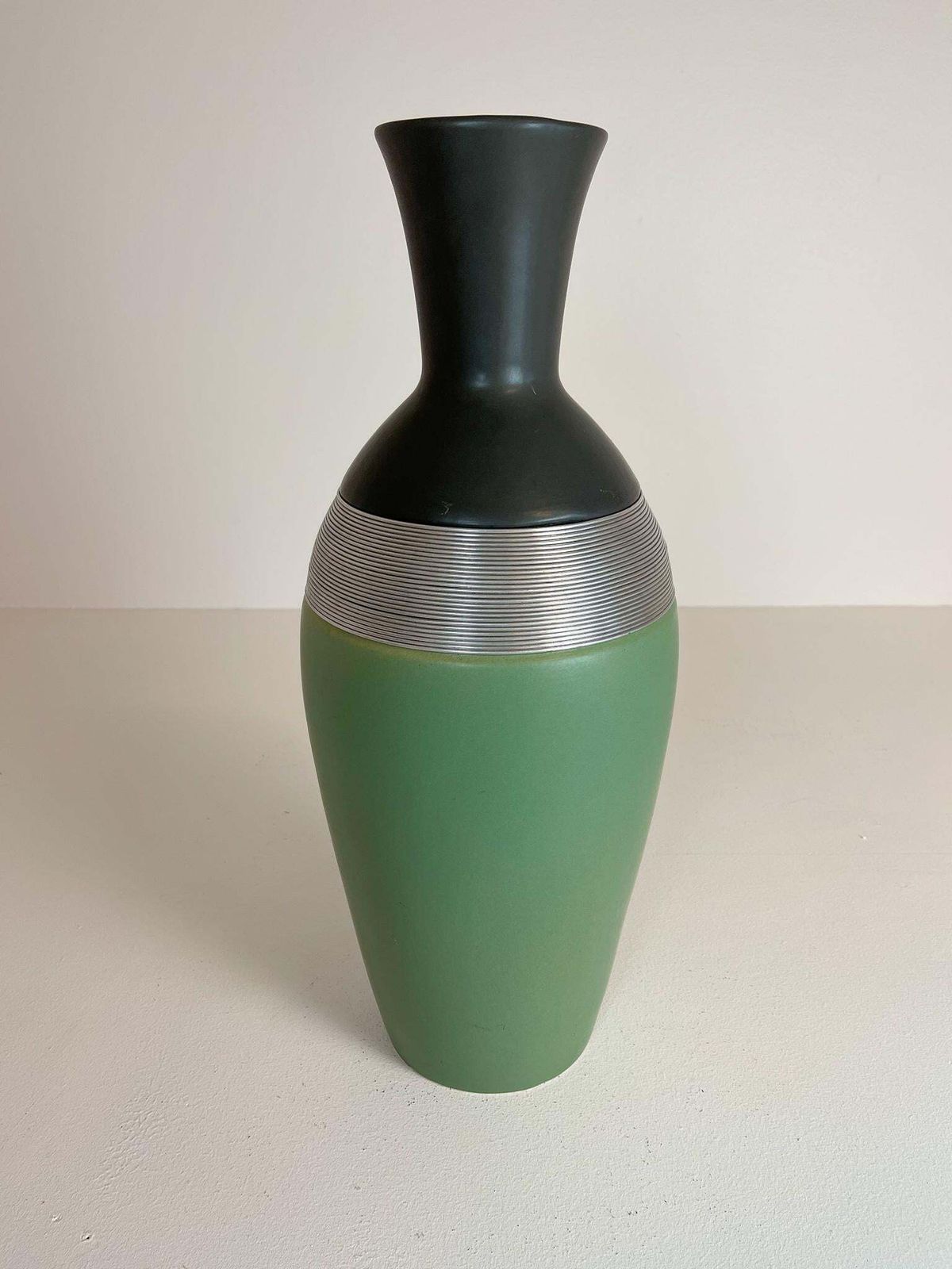 Art Deco Style Large Floor Vase, Sweden, 1970s photo for sale