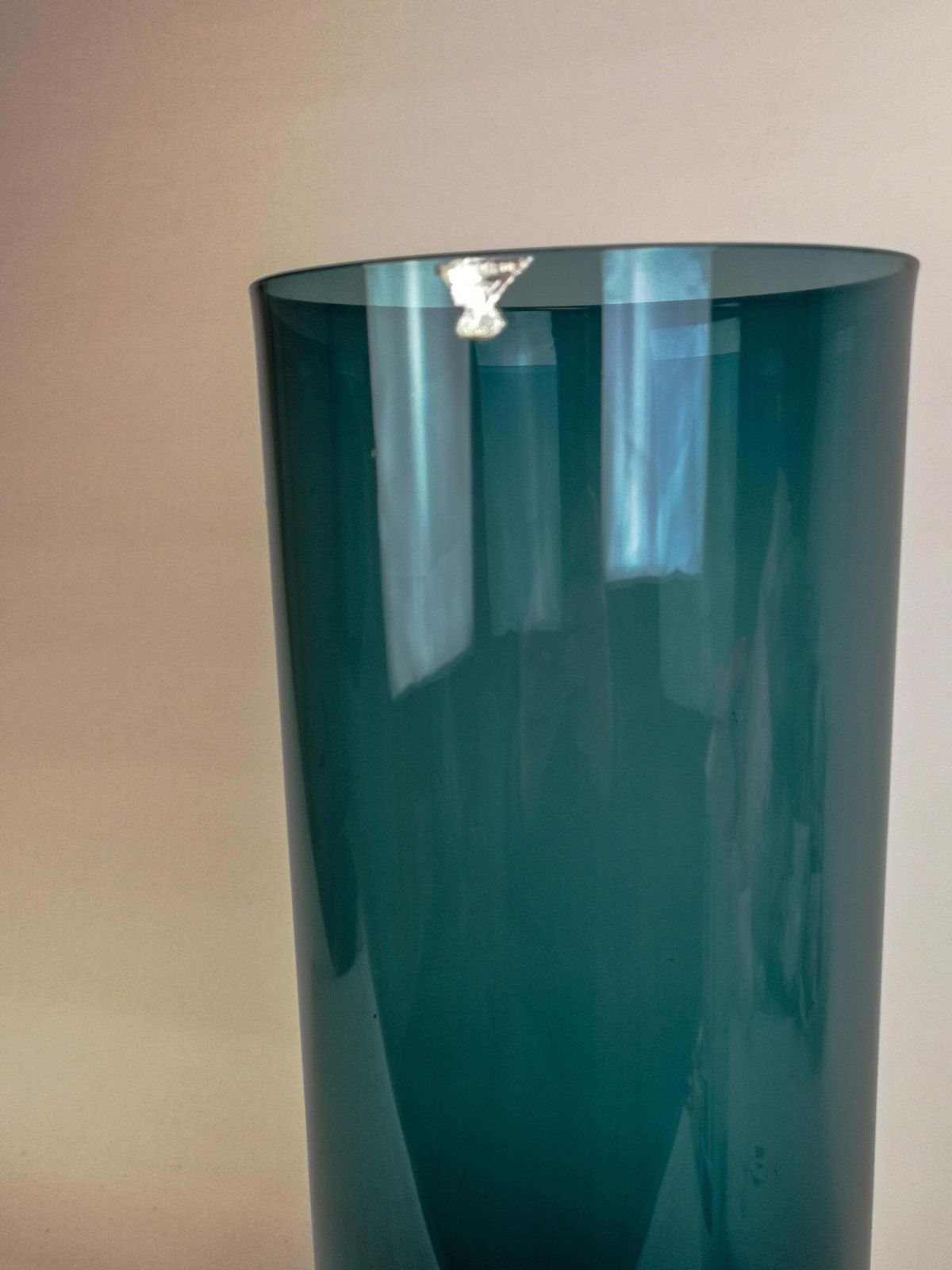 Mid Century Modern Large Glass Vase Gullaskruf Sweden, 1950s photo Home Decor