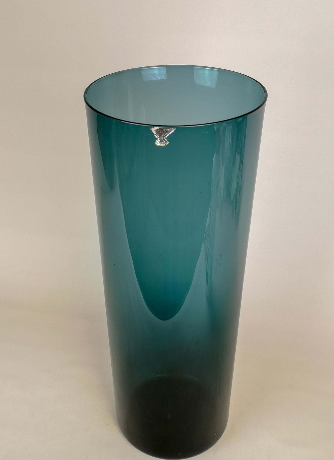 Mid Century Modern Large Glass Vase Gullaskruf Sweden, 1950s photo 1026.0
