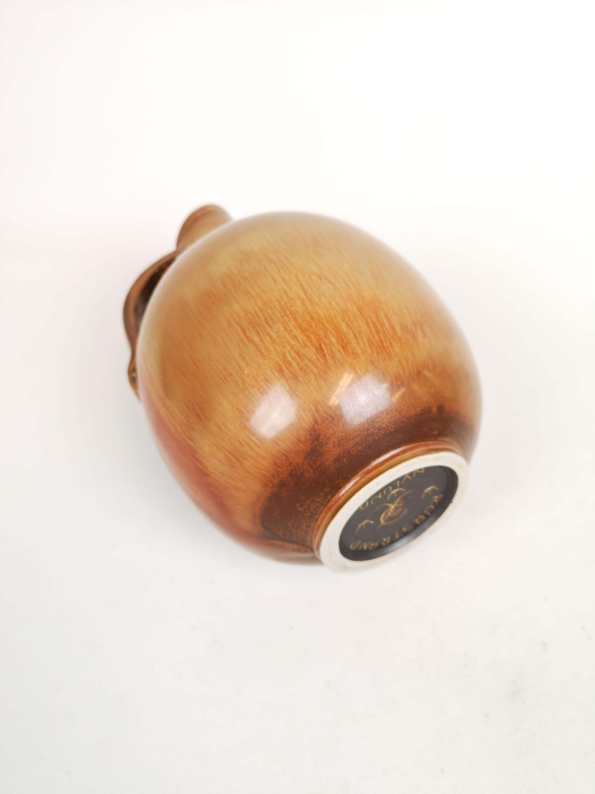 Midcentury Modern Ceramic Vase Gunnar Nylund Rörstrand, Sweden 1950s photo vintage