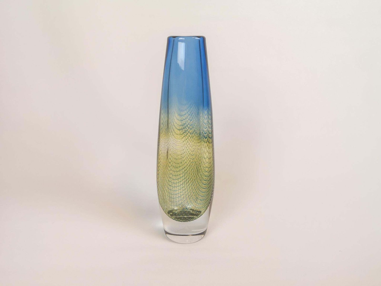 Midcentury Sven Palmqvist Orrefors Kraka Crystal Vase photo furniture