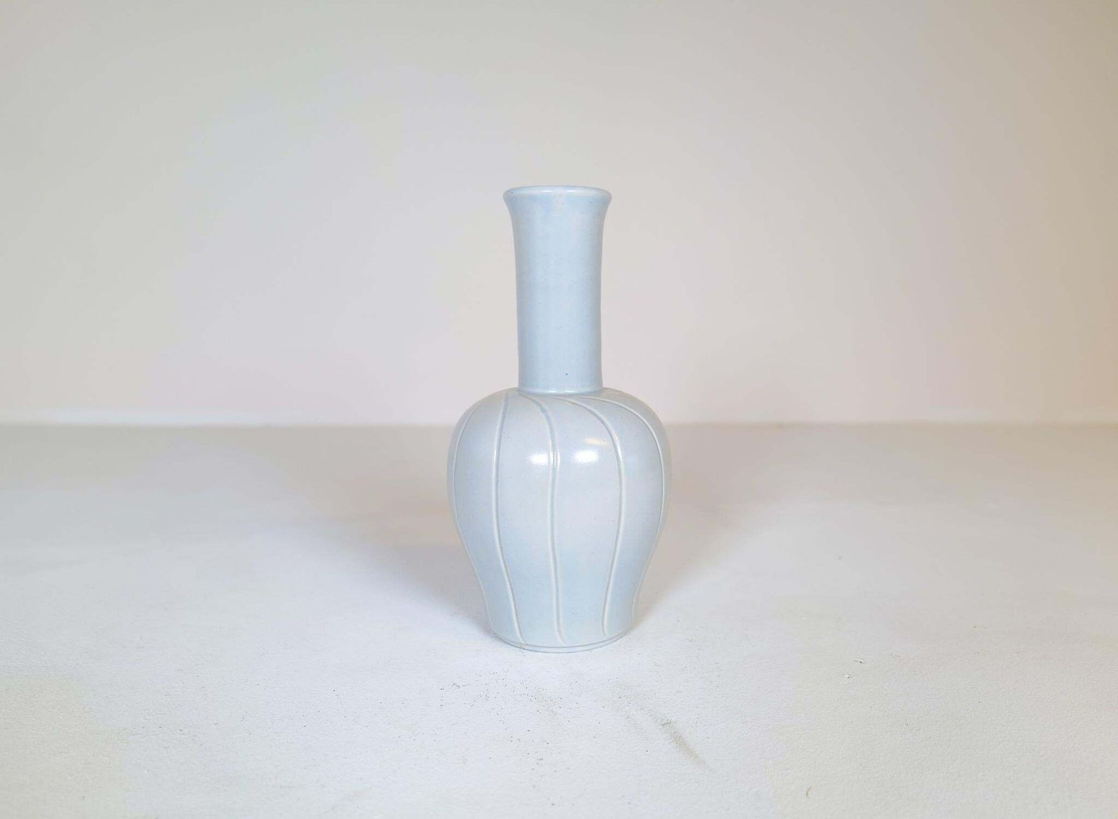 Art Deco Ceramic Vase Bo Fajans Ewald Dahlskog, Sweden, 1937 photo for sale