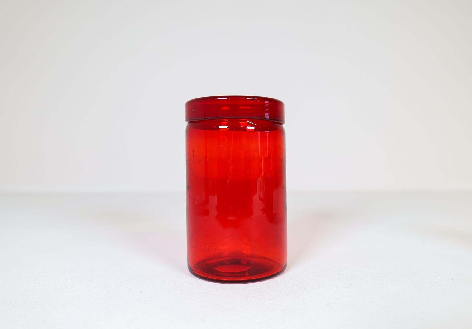 photo for sale Mid Century Collection Of Five Rare Red Vases By Erik Hoglund, Sweden, 1960s