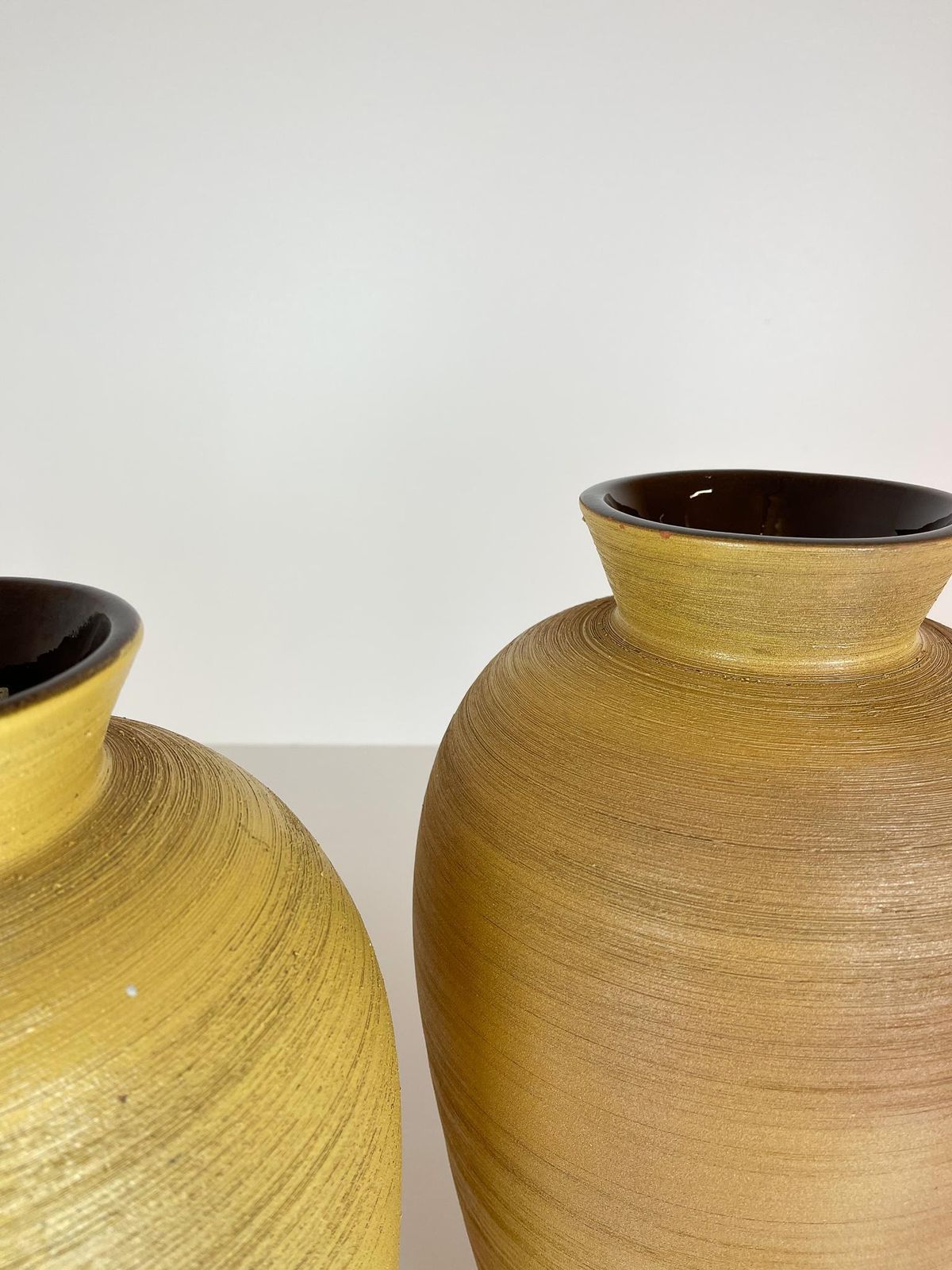 photo furniture Pair Of Art Deco Floor Vases By Upsala Ekeby, Sweden, 1940s