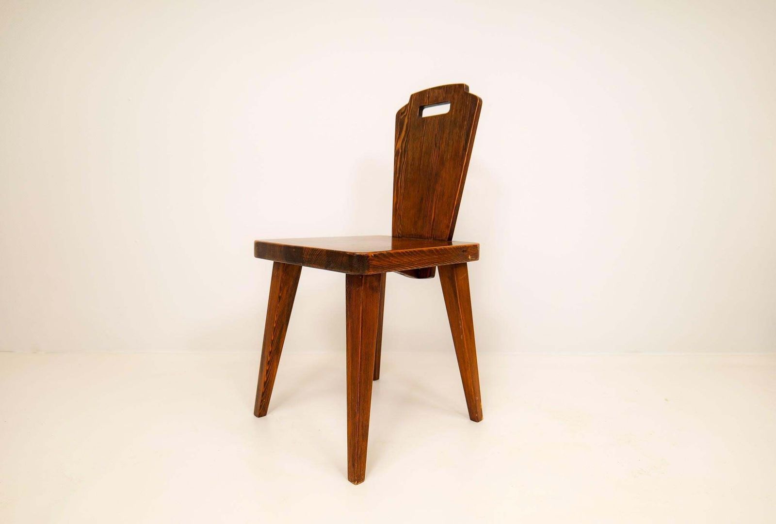 photo furniture Swedish Modern Dining Chairs In Pine Attributed To Bo Fjaestad, 1940s