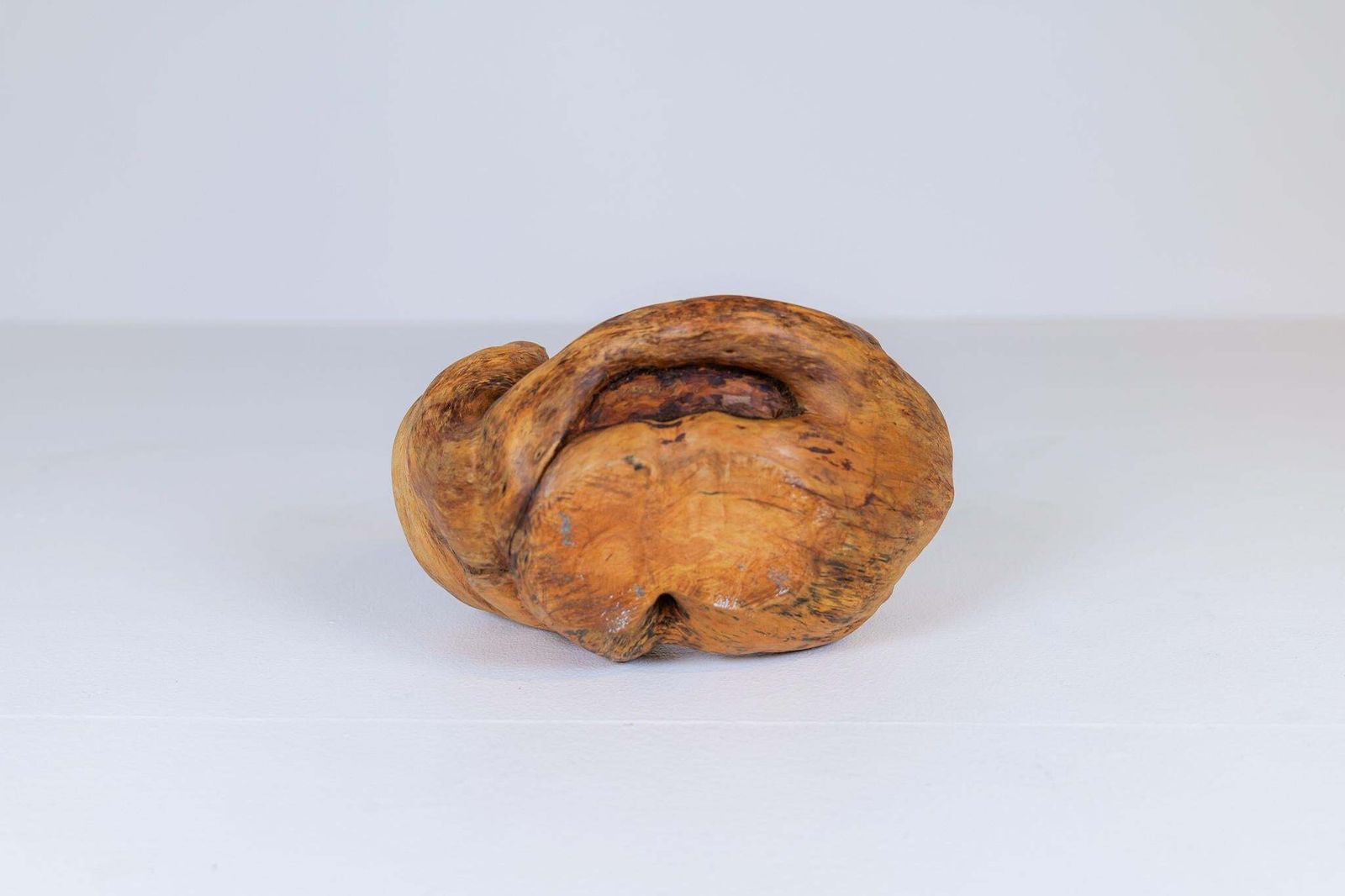 photo for sale Swedish Folk Art Organic Burl Bowl, Circa 1960s