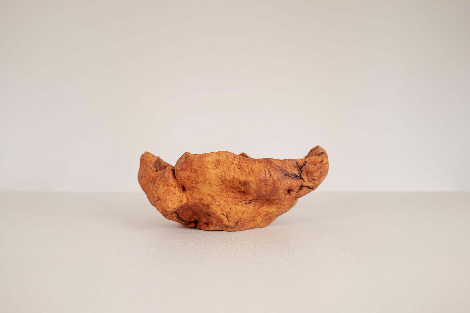 Scandinavian Modern Swedish Folk Art Large Organic Burl Bowl, Circa 1960s photo furniture