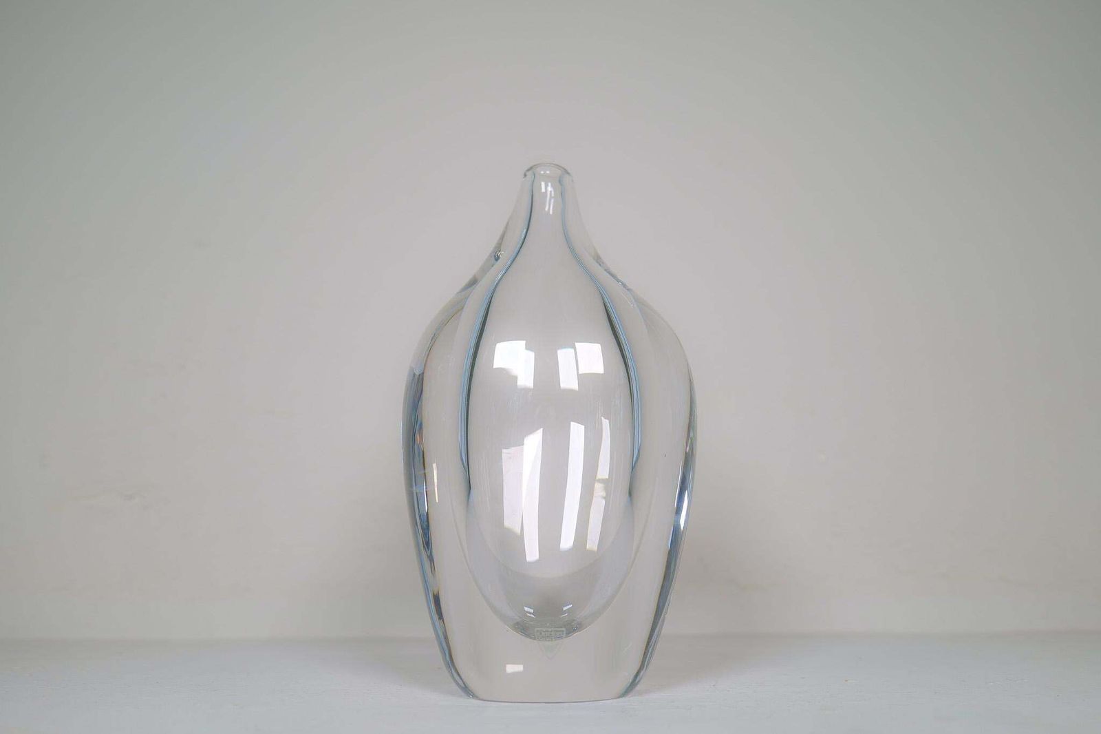 Scandinavian Modern Glass Vases Orrefors  Erika Lagerbielke, Sweden photo vintage